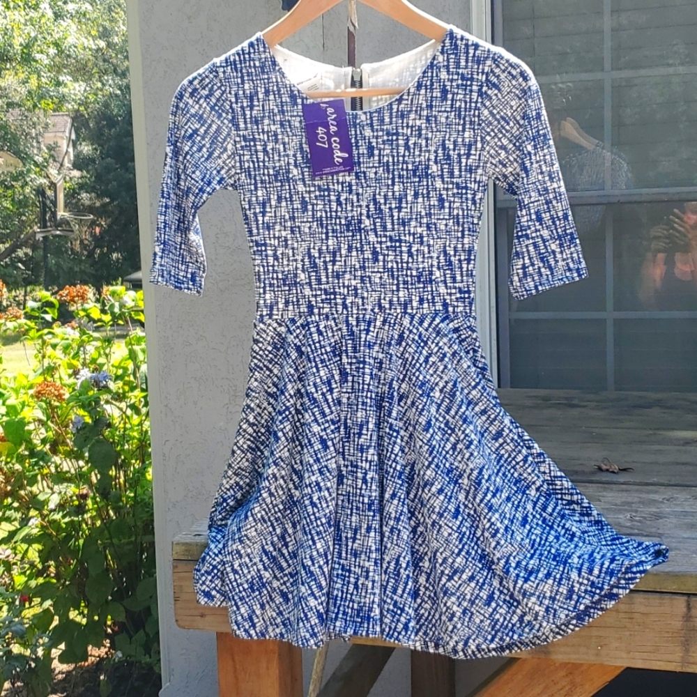 Etched Print dress